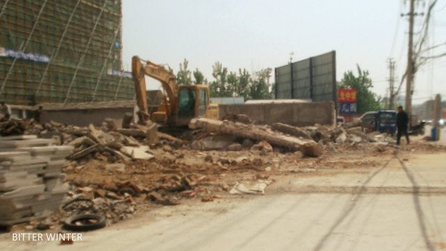 Dongguan Gospel Hall zerstört