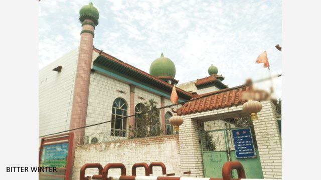 Die Moschee im Dorf Liugong
