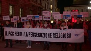 Mailand, Kirche des Allmächtigen Gottes, die Allgemeinen Erklärung der Menschenrechte