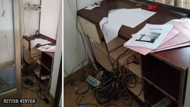 Computer und Drucker in der Kirche wurden gestohlen.