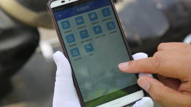 Ein Huawei-Smartphone für die Strafverfolgung
