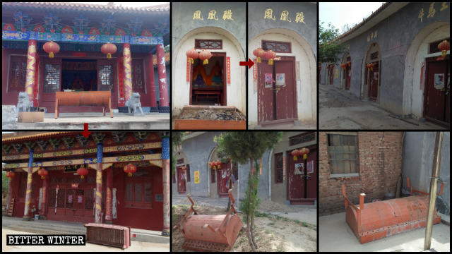 Der Große Fenghuangding-Tempel wurde geschlossen