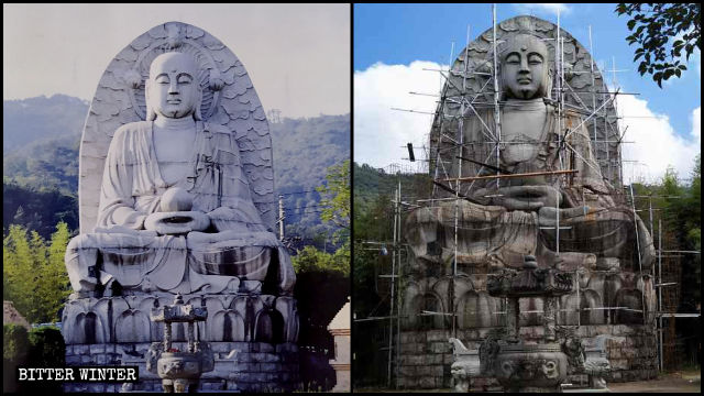 Statue von Kṣitigarbha